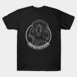 Greyscale Monochromatic of the Irish Setter T-Shirt